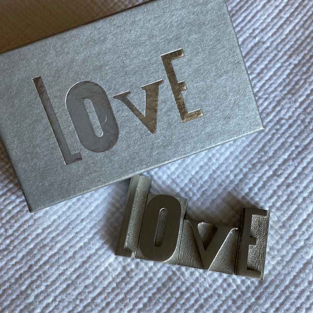 Vilmain made is USA love paperweight/ keepsake